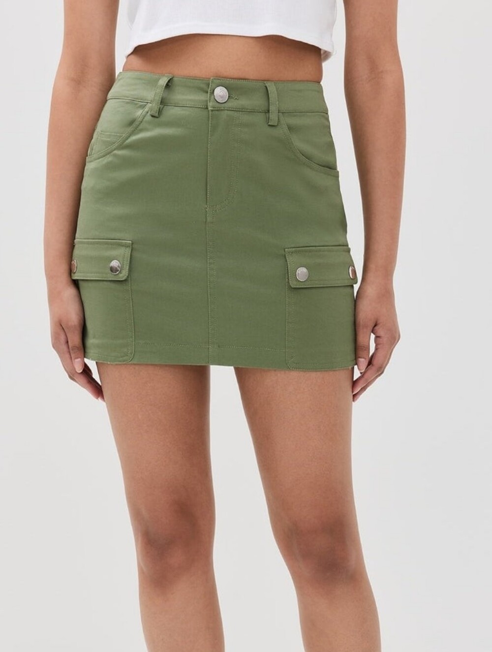 STAUD San Carlos Skirt Moss Size 0